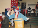 img of clown at Valentine party