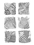 img of 6 pack of 3' zentangles
