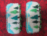 image of barrette bead work with trees