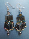 Earrings Peacock