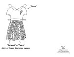 img of dress with zentangle designs